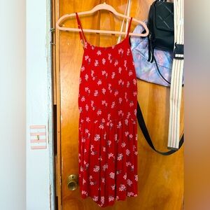 Hollister Women’s Red Floral Romper